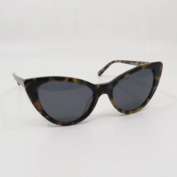 Banana Republic New HALINA/S EPZ Yellow Havana/Grey Cat Eye Sunglasses - Picture 4 of 12